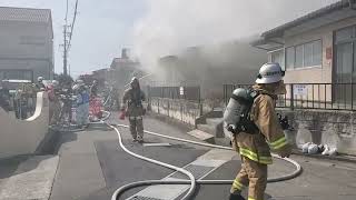 【火災】🔥ご近所で火事🔥 2023/4/2 松本市笹賀