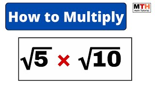 Multiply root 5 with root 10 || Multiplying surds