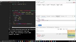 Node JS Tutorial for Beginners #18 Serving JSON Data