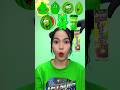 Random Green Food ASMR Mukbang Mukbang #3 #shorts #mukbang #as#shorts#video#comedy#