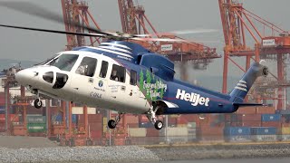 HeliJet Operations at the Vancouver Downtown Heliport on October 1st, 2020