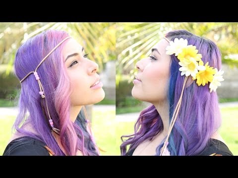 Easy Flower Headband ♥ DIY Easy Flower Headband ♥ DIY