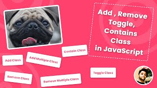 How To Add , Remove , Toggle , Contains(has class) class in JavaScript | #hunnycode