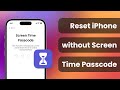 [100% Fixed] How to Reset iPhone without Screen Time Passcode? Recover & Reset | 3 Ways