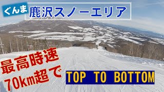 時速70キロ超！鹿沢スノーエリア2022.2.12【GoProMAX】