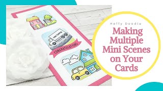 Making Mini Scenes on Your Cards | Congratulation on Your New Home Slimline Card