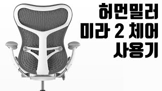 150만원짜리 허먼 밀러 미라 2 체어 사용기 (Mirra 2) / 허리디스크 의자 / 게이밍 의자