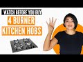 Best 4 burner kitchen hobs | Glass kitchen hobs |