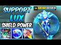 MAX SHIELD POWER ICE LUX SUPPORT 92% K.P | Build & Runes | Diamond Commentary | League of Legends