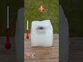 What Object Melts The Ice Fast? - Red Hot Metal Objects Vs Ice  #experiment #rhcb #ice  #satisfying