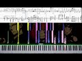 【spy×family】op theme piano cover＋score mixed nuts