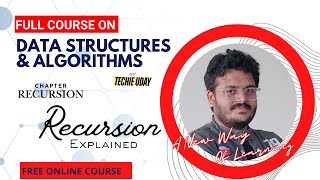 Recursion Explained Simply | Base Case, Recursive Case & Stack Overflow | Techie Uday