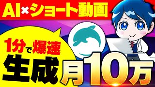 【2025年最新】1分でショート動画を爆速生成！誰でも3ステップで月10万円稼げる【NoLang】