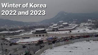 [4K] 2022년 겨울을 기억하며 Winter of Korea between 2022 and 2023