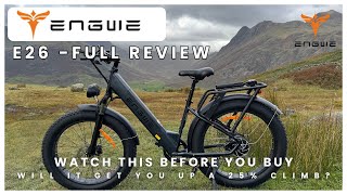 Engwe E26 - can it get up a 25% climb? - review