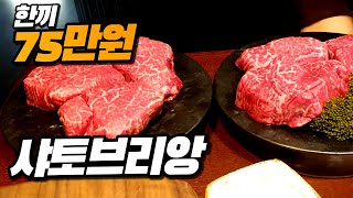 한끼에 75만원..ㄷㄷ 소고기 먹고왔네요|샤토브리앙|삼정하누|강남소고기|언주소고기|꽃등심