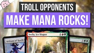 Build Your Own Mana Rocks! | Svella, Ice Shaper | Troll | Kaldheim Spoiler | EDH | MTG | Commander