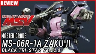 [REVIEW] MG 1/100 검은 삼연성 고기동형 자쿠 II Ver. 2.0 / Zaku II Ver.2.0 The Black Tri Stars Custom