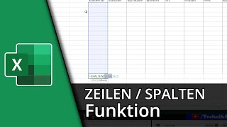 Excel Zeilen Funktion | =SPALTEN/ZEILEN() ✅ Tutorial