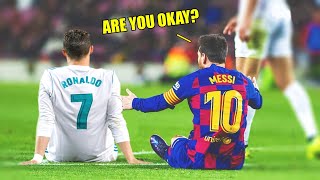 Ronaldo & Messi Chats & RESPECT Moments in Football