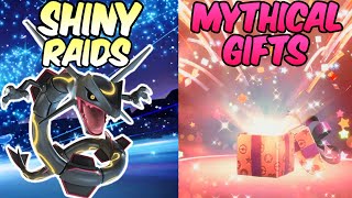 Shiny Rayquaza Tera Raids \u0026 Triple Mythical Mystery Gift Campaign in Pokemon Scarlet Violet