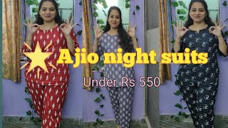 😍👌#ajio #night #suits #viralvideo #viral #video #trending #useful