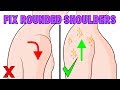 The 4 minute solution to fix rounded shoulders