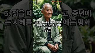 노후의 지혜 인생명언 10가지 | 나이 들수록 깊어지는 삶의 깨달음 #인생명언 #인생조언 #노후지혜 #삶의지혜 #명언모음 #지혜 #명언 #좋은글