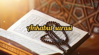 Surah Al Ankabut | Ankabut surasi by Mishari Rashid Alafasy