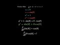 y = theta * sin theta find the first and second derivatives of the function.