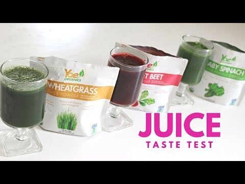 Yae! Organics Juice Powder Taste Test Yae! Organics Juice Powder Taste Test