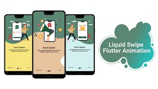 How to create Liquid Swipe Animation in Flutter 2020 | Liquid Swipe tutorial