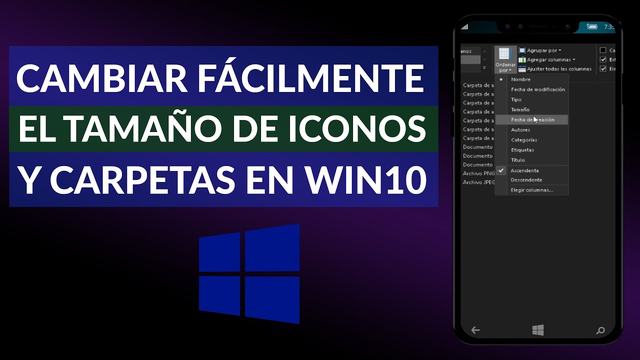 Cómo Cambiar Fácilmente El Tamaño De Los Iconos Y Carpetas En Windows ...