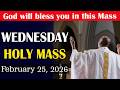 Catholic Mass Today | Daily TV Mass, Wednesday February 25, 2026