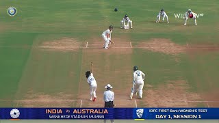 Day 1 Highlights: Only Test, India Women vs Australia Women | Only Test - INDW vs AUSW