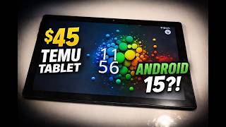 $45 Temu T10 Tablet UNBOXING & TEST 😱 Android 15 & 12GB RAM – Scam or Deal?