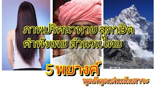 เกมส์ทายภาพปริศนา​ สุภาษิต​ คำพังเพย​ สำนวนไทย​ #พูดดีพูดเด่นเน้นสาระ