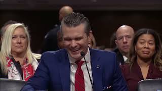 Pete Hegseth asked about women in combat roles and military roles at Senate confirmation hearing