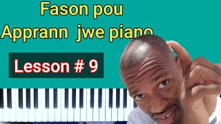 Tutorial , koman  apprann jwe  piano  .