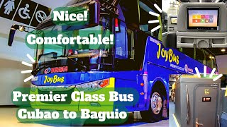 JOY BUS PREMIER CLASS | FASTER \u0026 COMFORTABLE TRIP TO BAGUIO (UPDATED 2022)