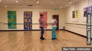 Ben York instructs on how to do scrolling patterns & extending patterns in West Coast Swing.
