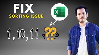 Excel Not Sorting Data Properly in Numeric Sequence | Fix Sorting Issues (1,10,11 Problem)