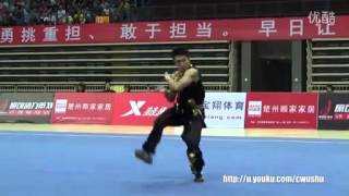 2015.09/全中国武术套路冠军赛：男子南拳：梁永达（福建）第一名