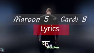 Maroon 5 - Girls Like You Lyrics  ft. Cardi B | Adam Levine