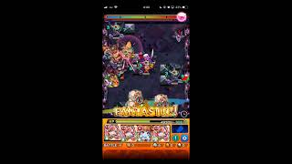 モンスト　不動明王廻　ソロモン3体編成でやってみた！