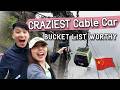 (almost) the LONGEST CABLE CAR in the World | Zhangjiajie, China | Vlog #103