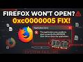 How to Fix Firefox Application Error 0xc0000005
