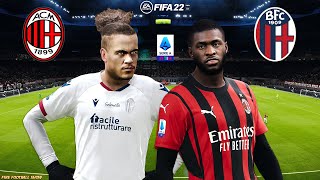 FIFA 22 Milan - Bologna | Serie A 2021/2022 (31° Giornata) Gameplay