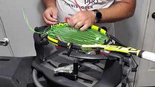 2015 Babolat Pure Aero step by step stringing instructions