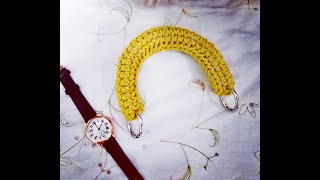 كروشية يد شنطة بطريقة سهله وسريعة crochet bag hand